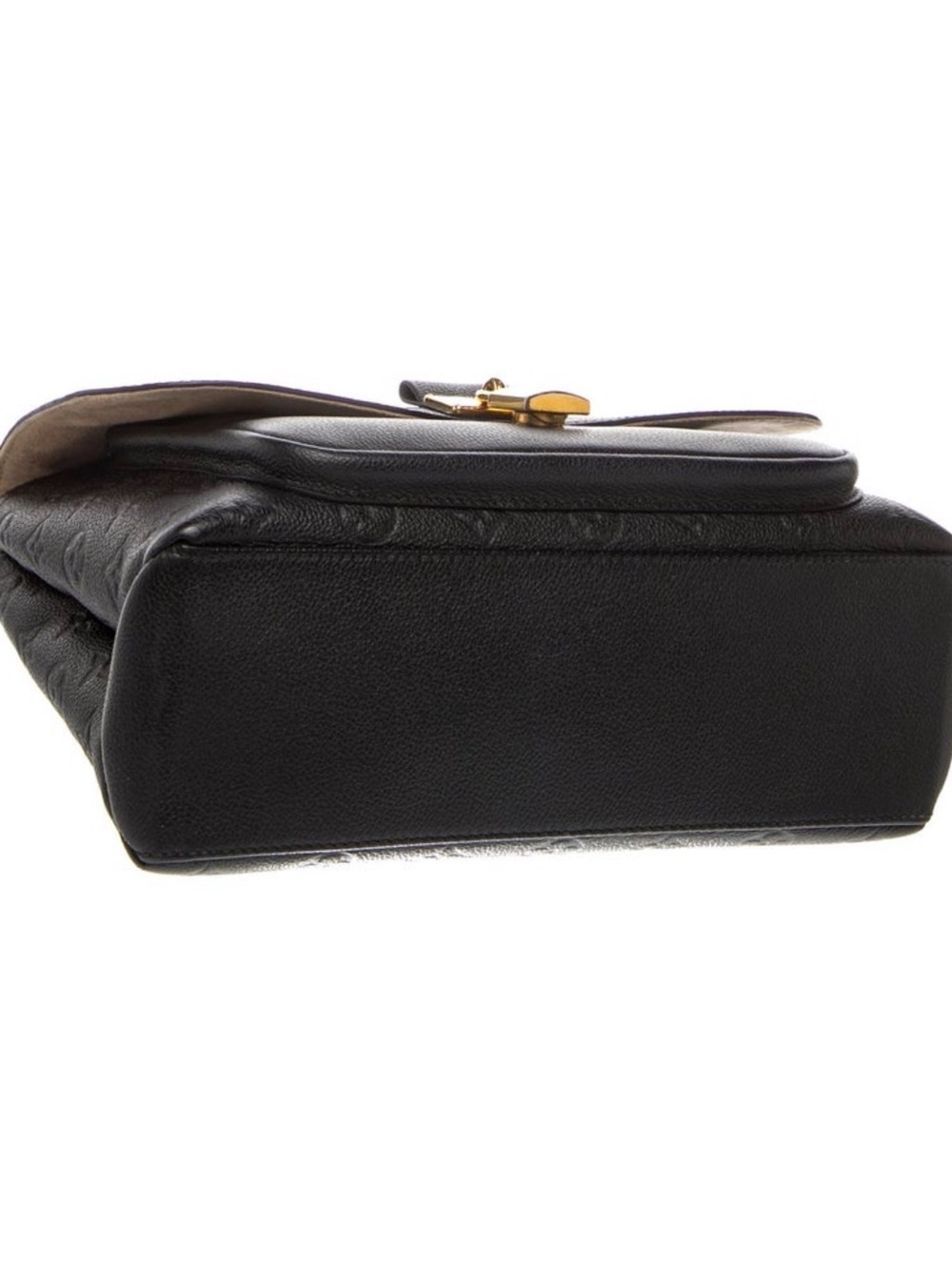 Louis Vuitton Black Monogram Empreinte Satchel with Gold Hardware - Picture 4 of 5